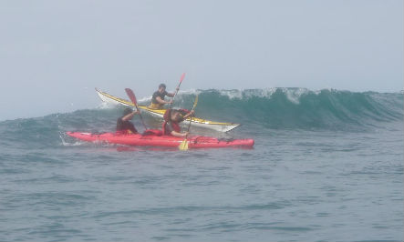 kayak de mer sécurité et gros temps